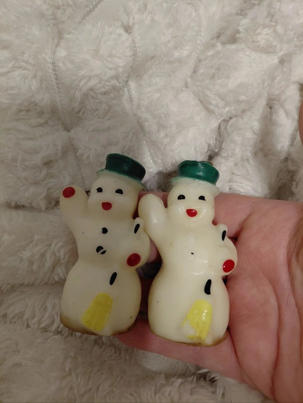 Vintage 50s 70s Holiday Sculpture Candles